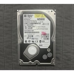 WD800AW-00DDK1 - Western Digital 80GB 7200 RPM SATA 3.5" HDD